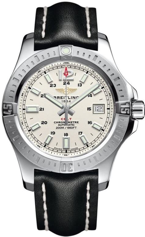 new breitling colt cmt|breitling colt 41 silver dial.